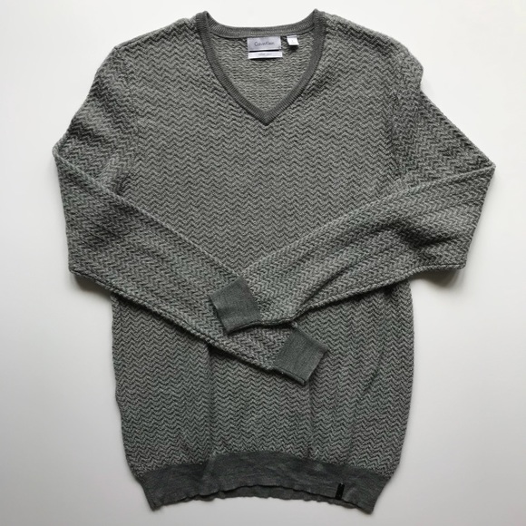calvin klein v neck sweater